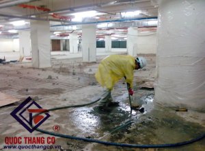 Chống thấm,sửa chữa nền móng